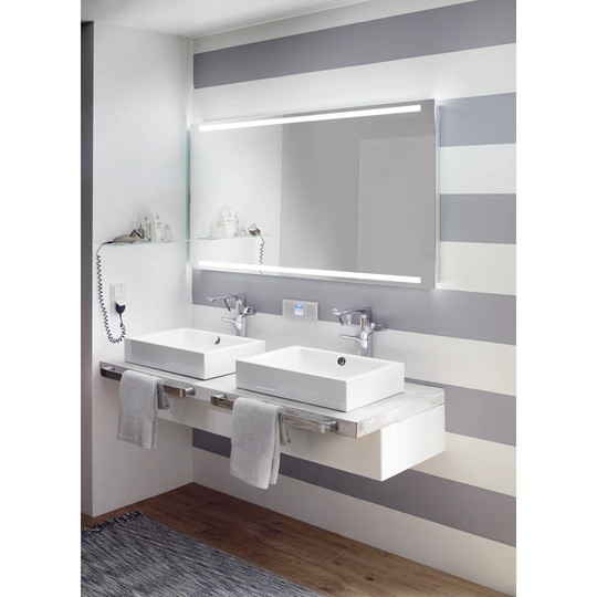 Grey Steel Enamel Square Bathroom Sink with Overflow