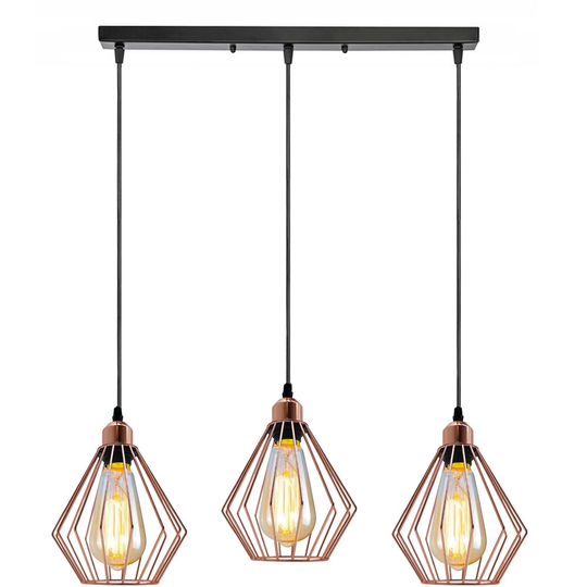 Buser 3-Light Kitchen Island Linear Pendant