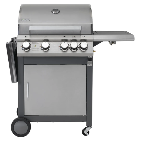 134cm Remo 4-Burner Liquid Propane Barbecue Grill with Side Burner