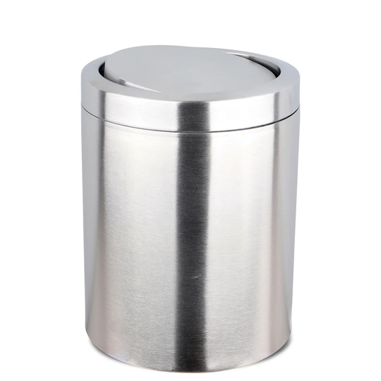 Brierfield Steel 1 Litre Swing Top Countertop Waste Basket