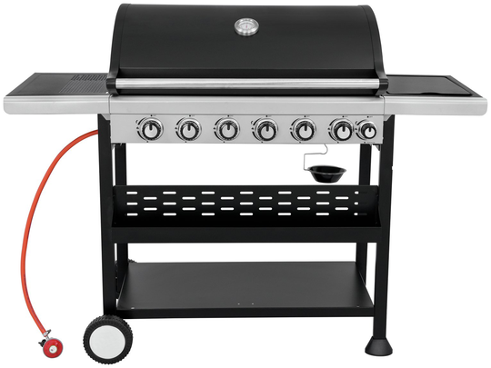 Home Wow Premium 6 Burner Gas BBQ