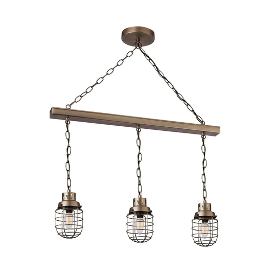 Tookes 3 - Light Kitchen Island Linear Pendant