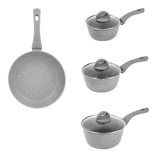 Belfry Kitchen Rivoli 7 Piece Aluminum Non Stick Cookware Set