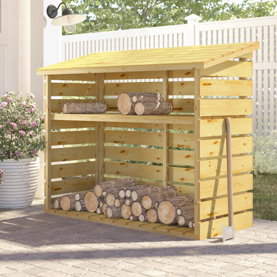 5 Ft. x 2 Ft. Wooden Log Store