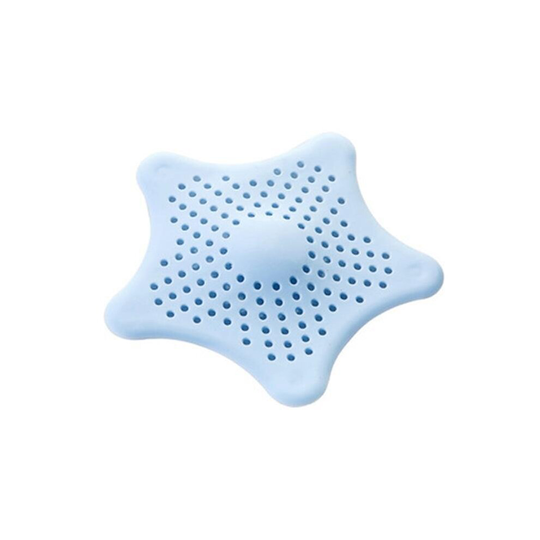 (Blue) Kitchen sink drain pipe sieve protector and food blocker