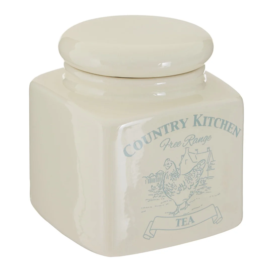 Country Kitchen Tea Storage Jar