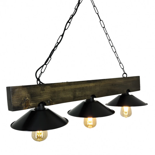 Peterman 3-Light Kitchen Island Cone Pendant