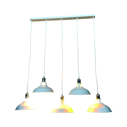 Vented 5-Light Kitchen Island Dome Pendant