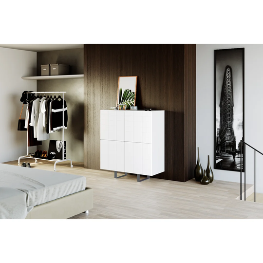Baragrey 110 Cm Wide Highboard