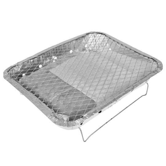 BBQ Grill Cooking Tray 33cm x 25cm Instant Light Barbecue Camping