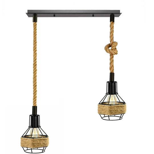 Waynoka 2 - Light Kitchen Island Jar Pendant