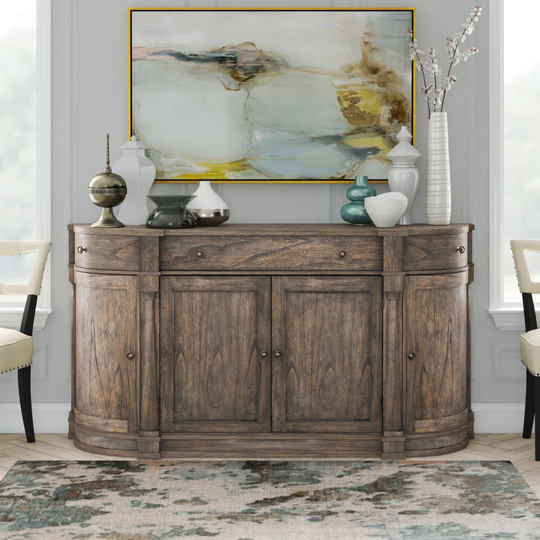 Mcgrew 183.52Cm Wide 3 Drawer Solid Wood Sideboard