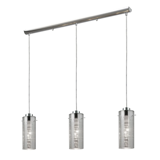 Lise Tube 3-Light Kitchen Island Pendant