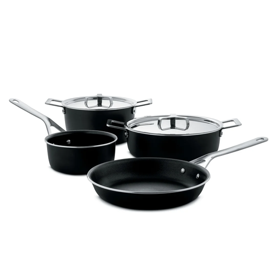 Alessi Pots&Pans 4 Piece Aluminium Cookware Set