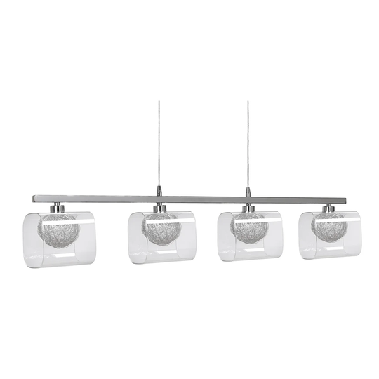 Jannette 4-Light Kitchen Island Pendant