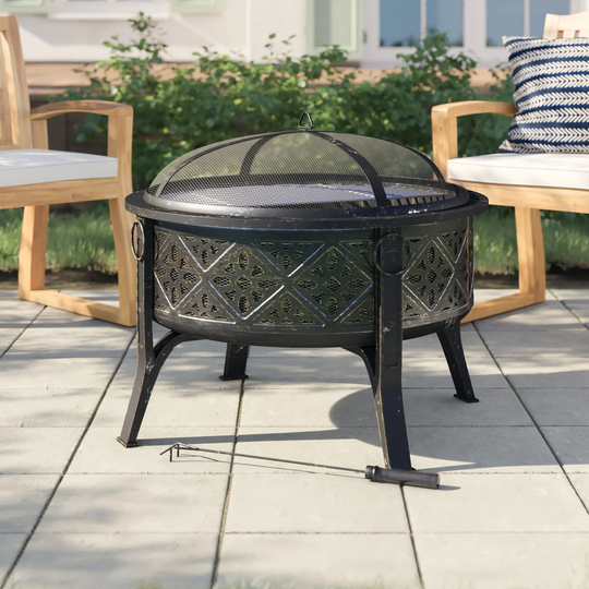Danny Steel Wood Burning Fire Pit