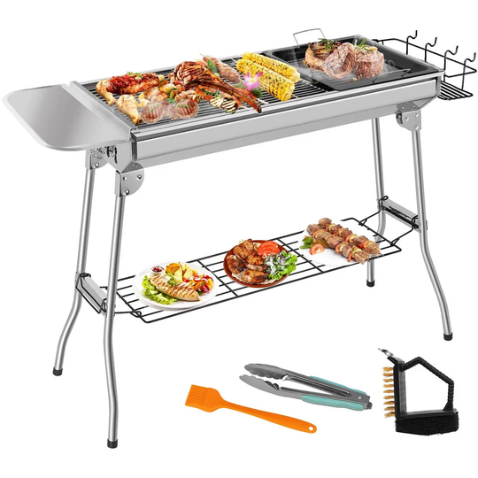 Dakota Fields 104cm Portable Charcoal BBQ