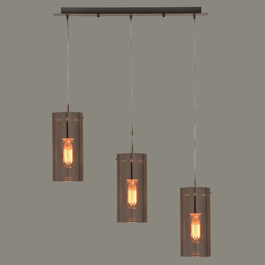 Liyuan 3 - Light Kitchen Island Cylinder Pendant