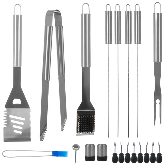 20 Piece BBQ Grilling Tool Set