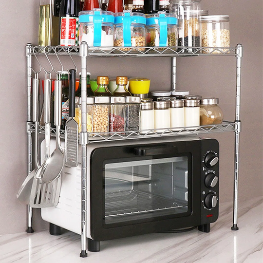 Dante 50cm Steel Standard Baker's Rack with Microwave Compatibility