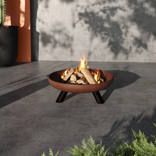Midlothian Steel Wood Burning Outdoor Fire Pit