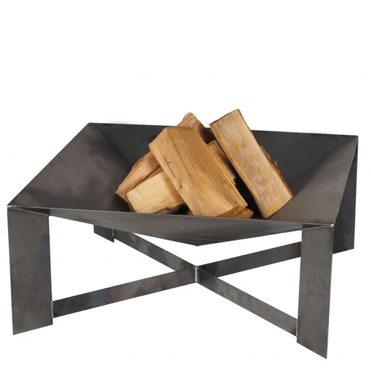 Muscato Steel Charcoal/Wood Burning Fire Pit