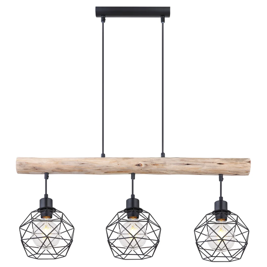 Yeomans 3-Light Kitchen Island Geometric Pendant