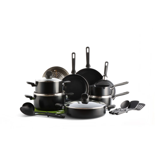 GreenPan Memphis 16 Piece Aluminium Non-Stick Cookware Set