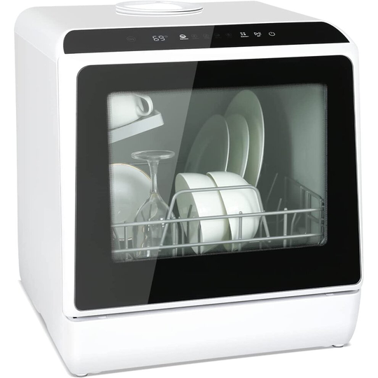 5L Mini Dishwasher Table Top Cleaner Portable Countertop 5-Program LED