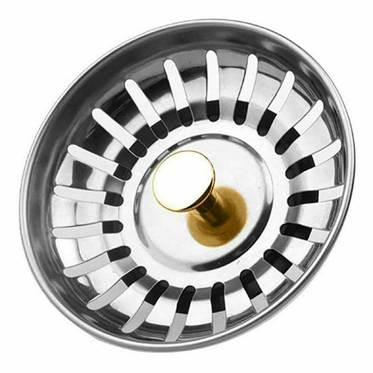 Stainless Steel Kitchen Sink Strainer Plug Drain Strain stemball peg