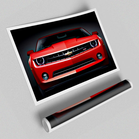 Chevy Camaro Front Grill - Unframed Graphic Art Print on Paper