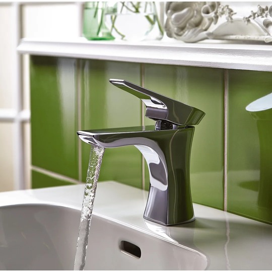 Hourglass Monobloc Basin Mixer with Waste