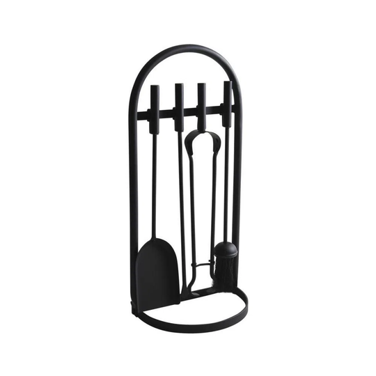 Wylam 5 Piece Metal Fireplace Tool Set