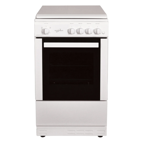 50cm Single Cavity Gas Cooker with Gas Hob and Enamel Lid