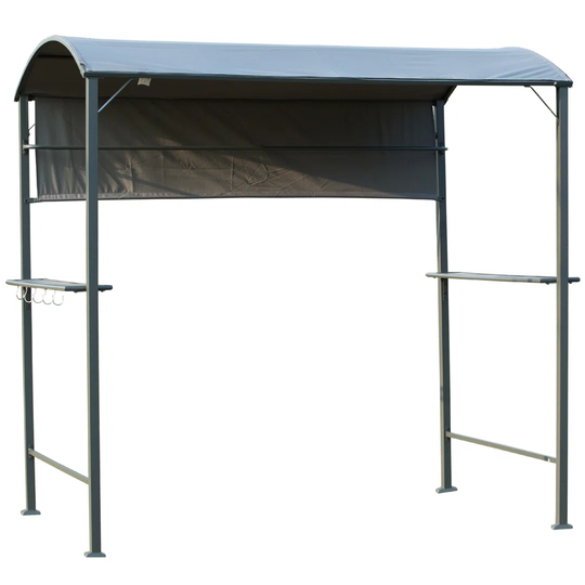 1.38m x 1.38m Metal BBQ Gazebo