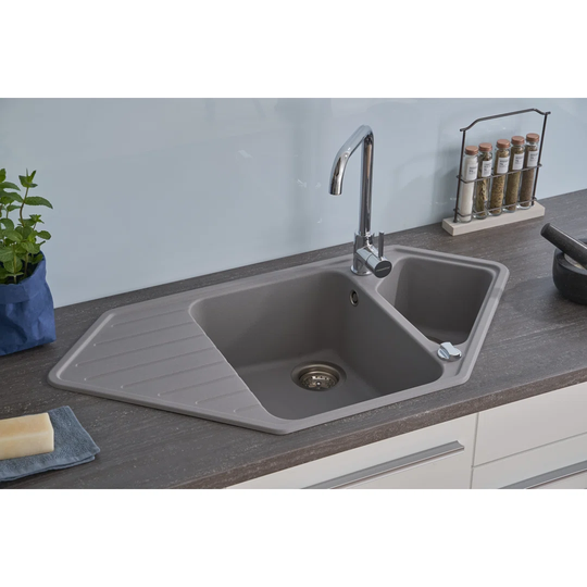 Memphis 1.5 bowl built-in kitchen sink