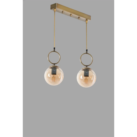 Cuvier 2 - Light Kitchen Island Globe Pendant