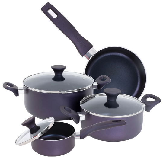 Royalford 4 Pieces Aluminum Non Stick Cookware Set