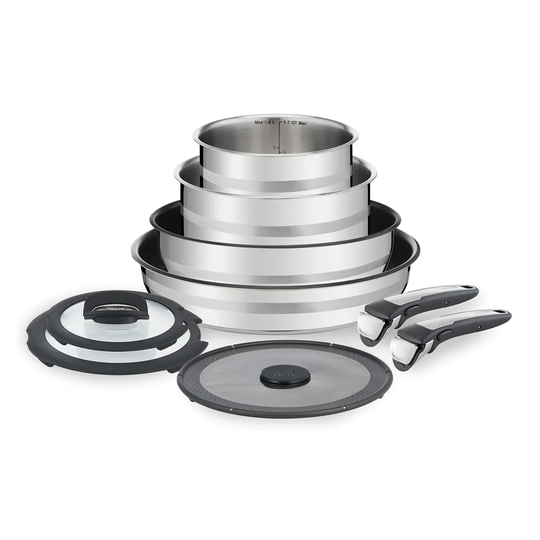 Belfry Kitchen Rubio 9 Piece Stainless Steel (18/10) Non Stick Cookware Set
