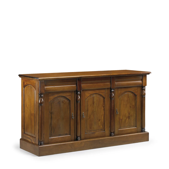 Vintage Australian 3 Drawers 3 Doors Chiffonnier