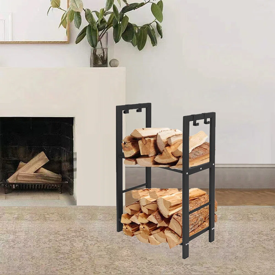 60Cm W x 30Cm D Metal Log Rack
