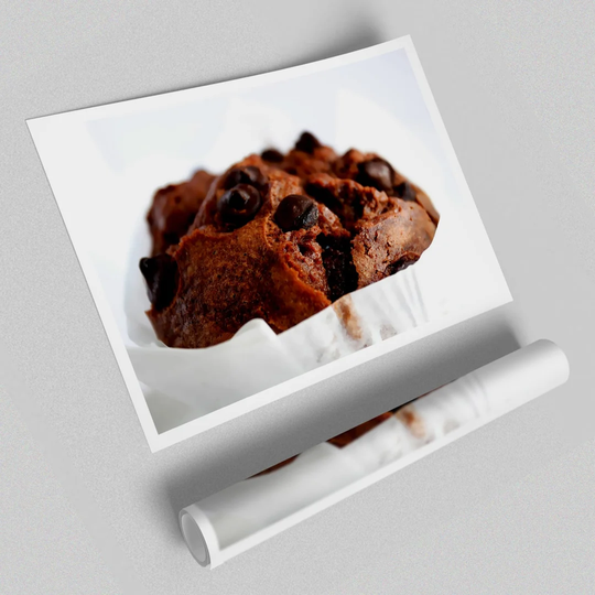 Chocolate Chip Muffin - Photograph Print on Paper