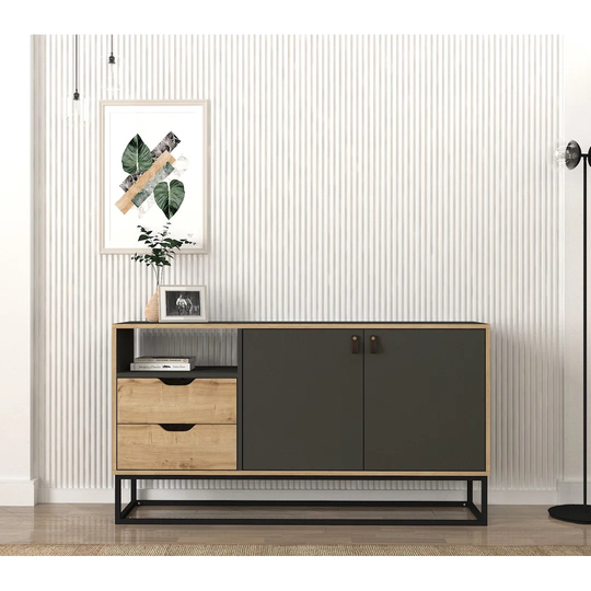 150 Cm Wide 2 Drawer Sideboard
