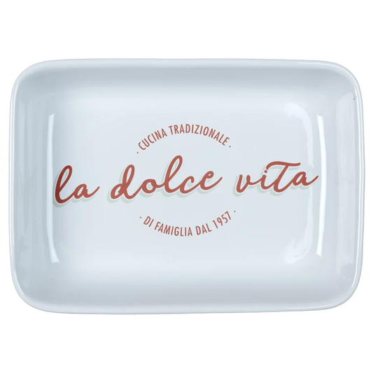 Sabrina Ceramic Rectangular Oven Dish with Lid