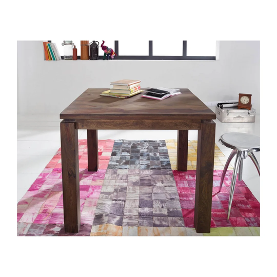 Metro 90 Cm Rosewood Solid Wood Dining Table