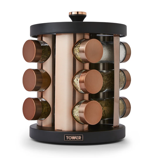 12-Jar Free Standing Spice Rack