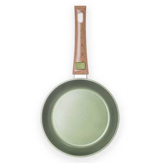 Just Vegan ECO Pan With Removable Handle 20 Cm Aluminium Green