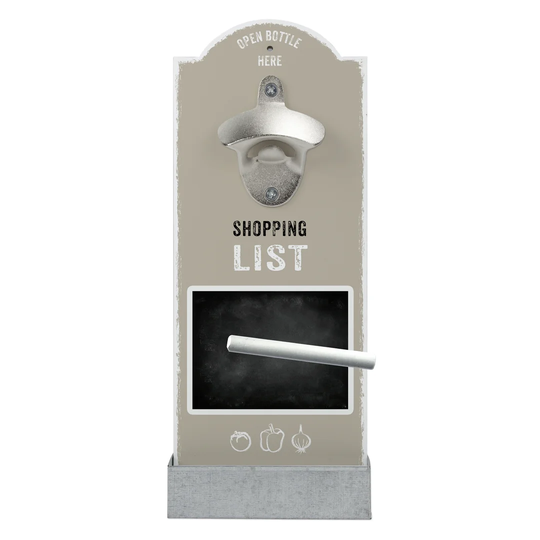 Shopping List Wall Bottle Opener