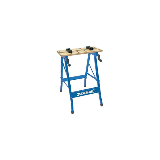 Silverline Portable Workbench 100kg - Tb01 - portable workbench silverline tb01 100kg