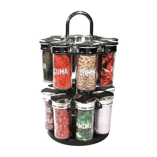 16-Jar Free-Standing Spice Rack